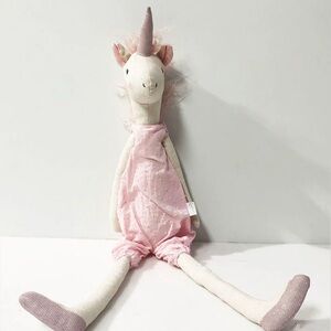 Mud Pie unicorn stuffed doll